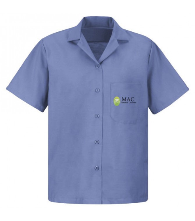 sky blue janitorial uniform shirts